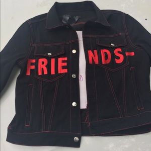 ✨Vlone jacket red denim ✨